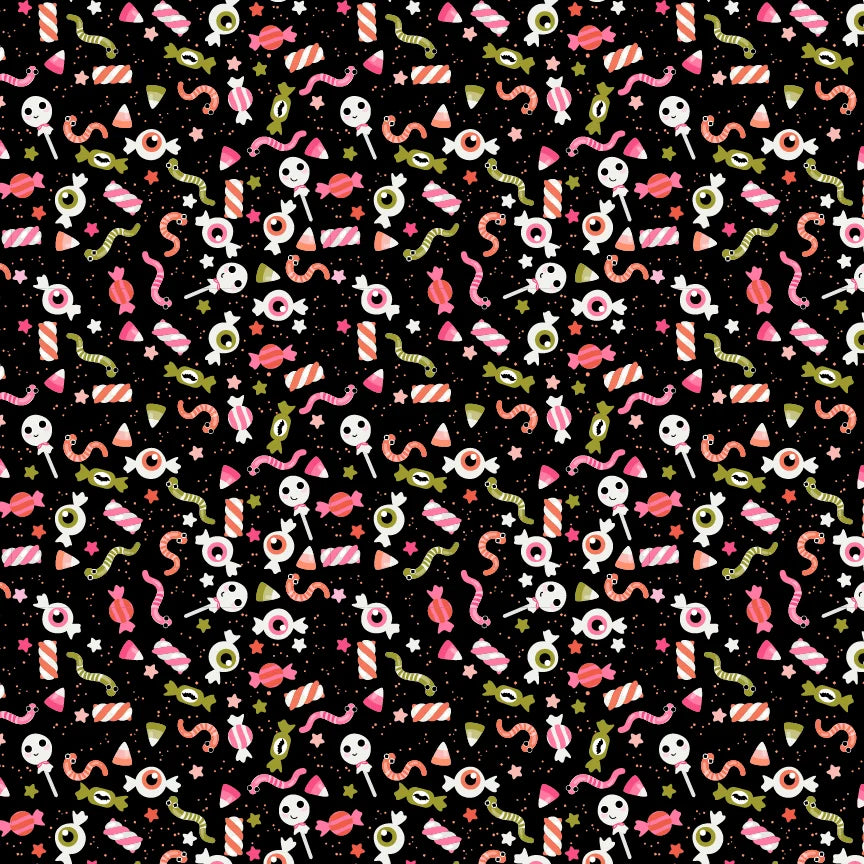 Poppie Cotton Gooey Sweets Black