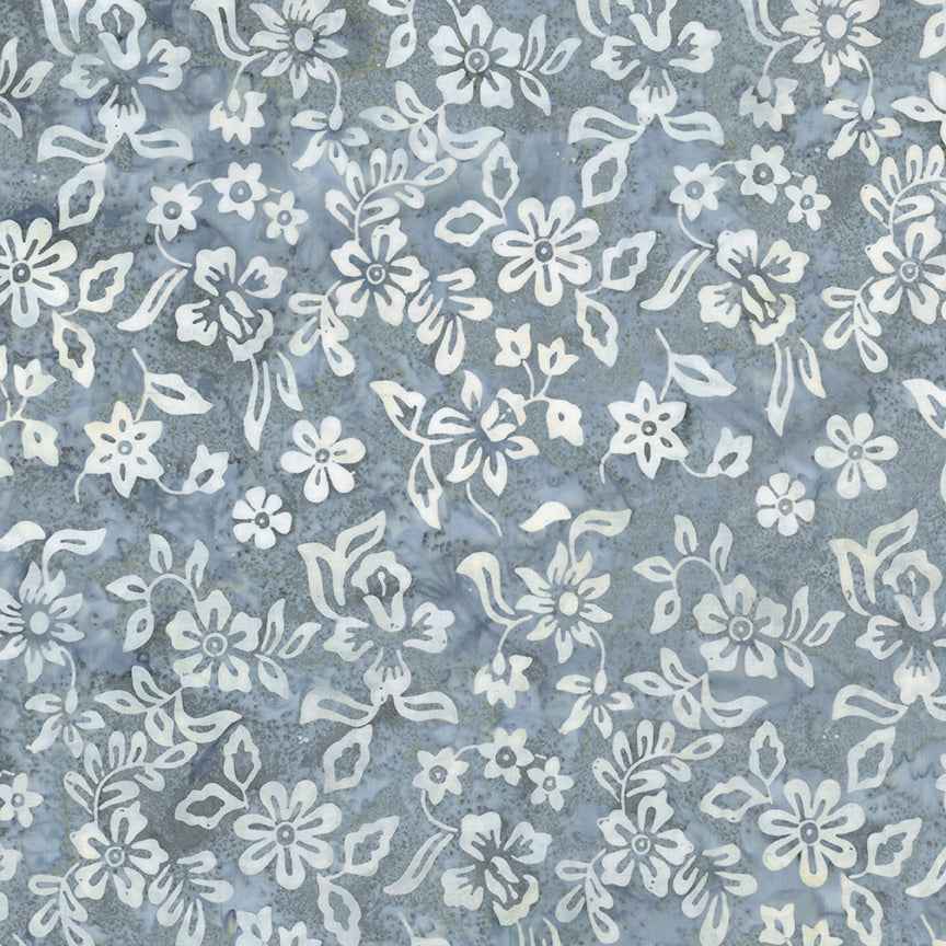 Batiks Gray & Golden Arabella Blustery Days