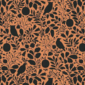 Riley Blake Trick or Treat Silhouette Orange