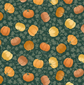 Hello Autumn by Makower UK Pumpkin Spice Green