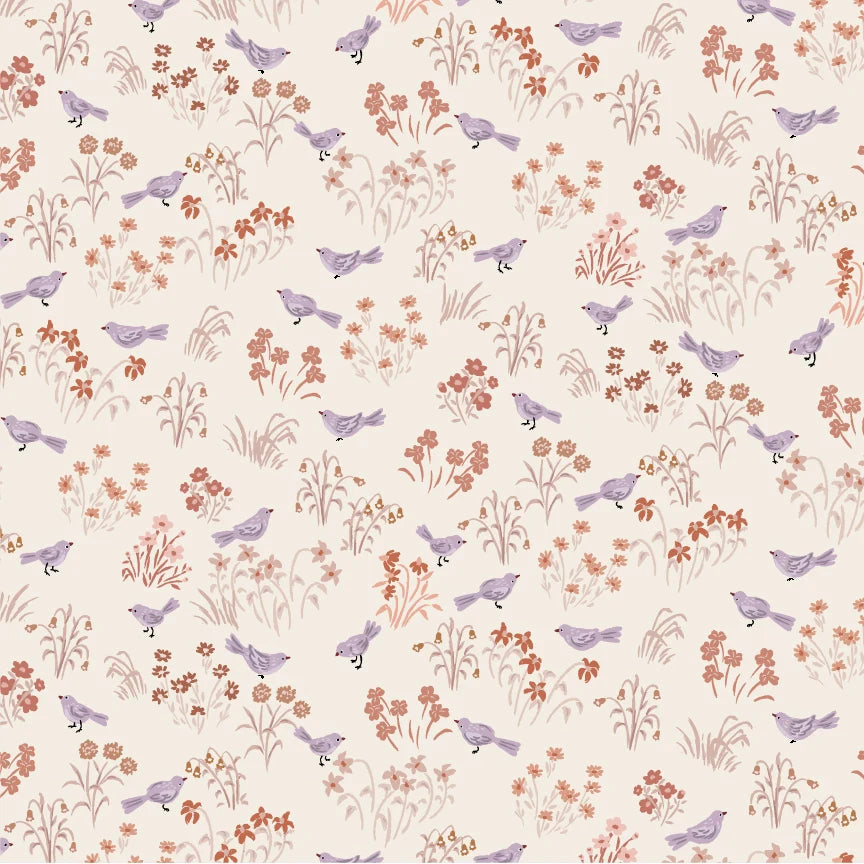 Poppie Cotton My Darling Deer Little Bird Wheat