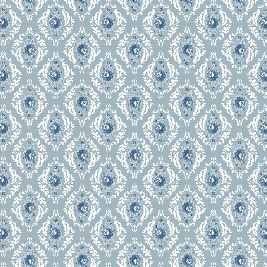 Poppie Cotton Rose Damask Medium